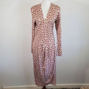 Vintage DIANE VON FURSTENBURG Wrap Midi Dress Size 10